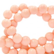 Glasperlen opaque 8mm Peach blush pink